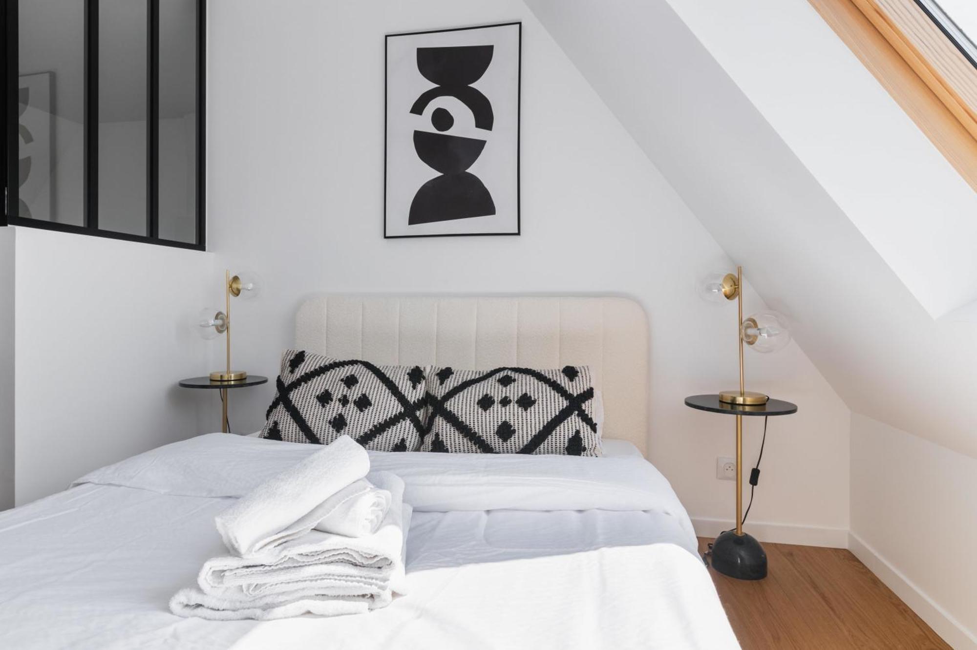 2 Pieces Refait A Neuf Dernier Etage - Paris 19 - 4P - Flat-Guest Exterior foto